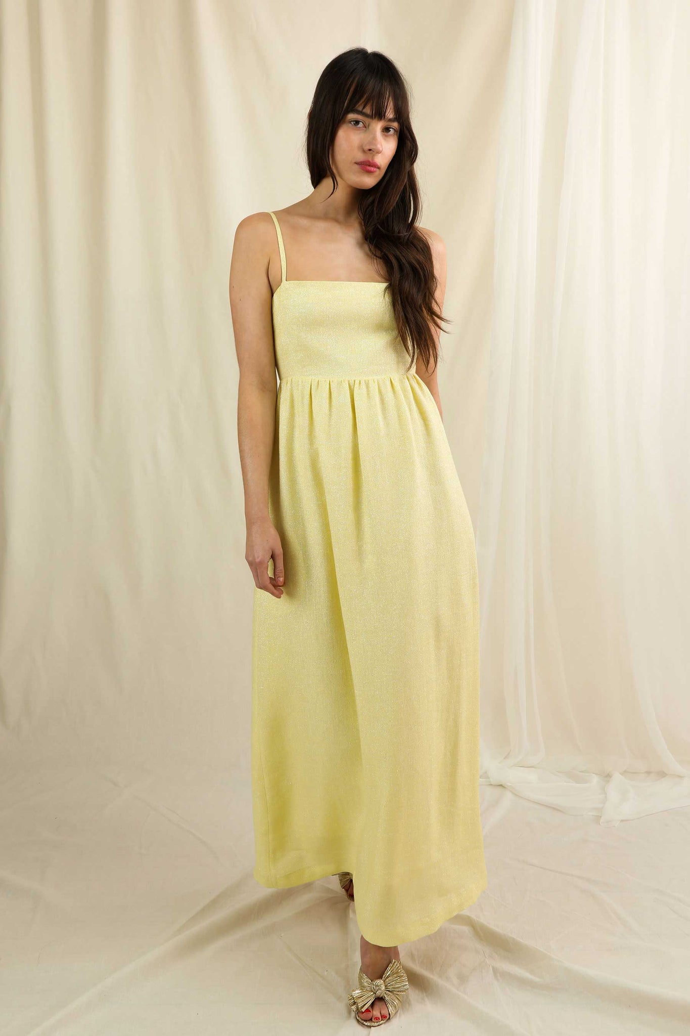 Sun Pattern Dress Yellow Sun Dress