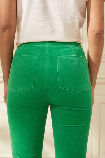 Apple Green Cord Trouser - YOLKE