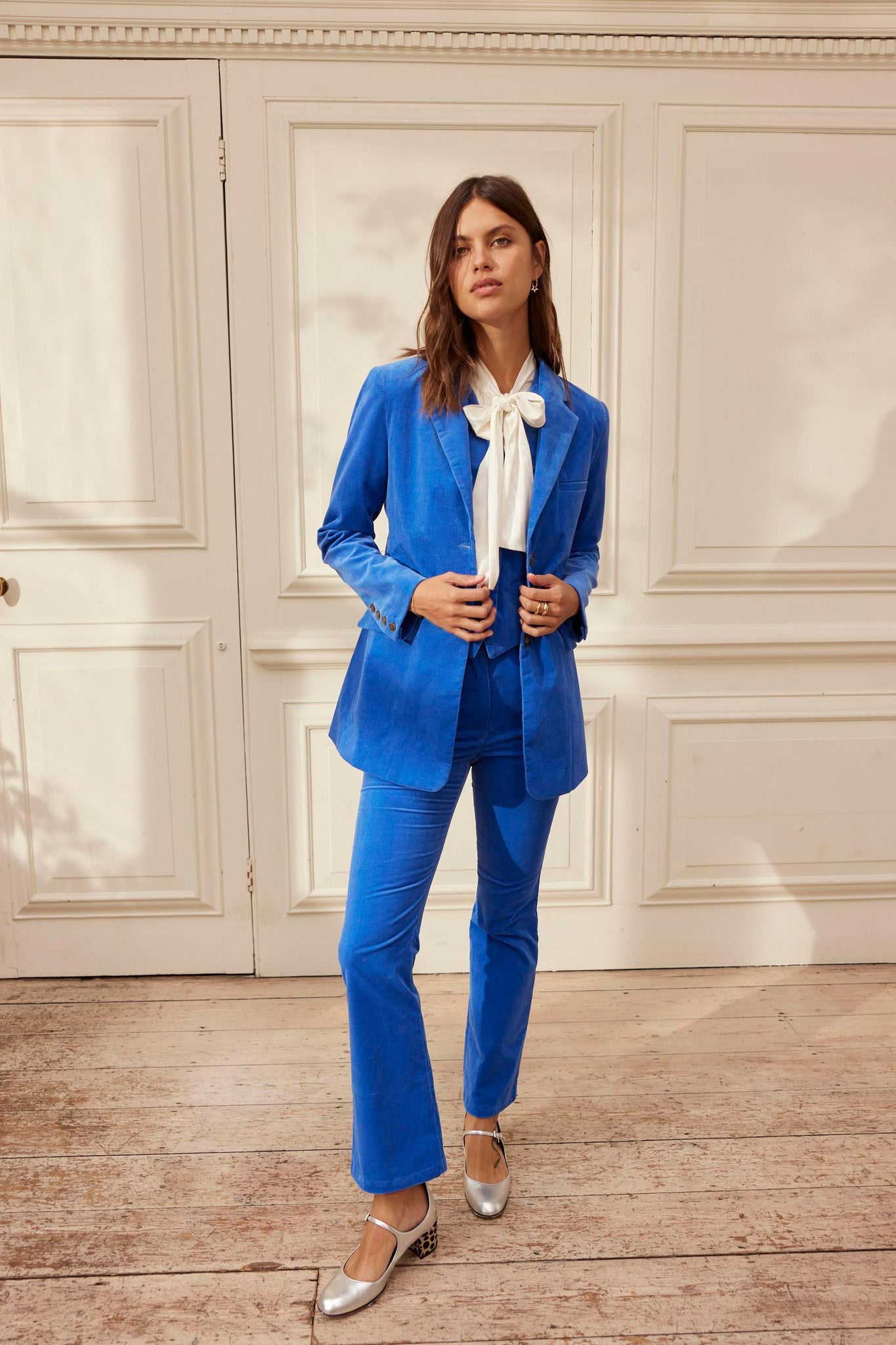 2-piece Blazer Trouser Suit for Women, Blue Pantsuit Women, Womens Formal  Wear, Pant and Blazer Set Women, Blue Trousers Suit, Slim Fit Suit -   Israel