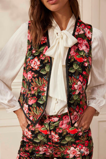 Floral waistcoat - YOLKE