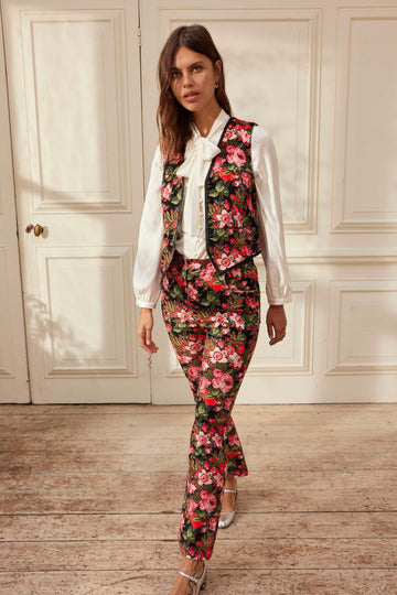 Floral waistcoat - YOLKE