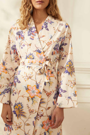 Kimono cotton robe - YOLKE