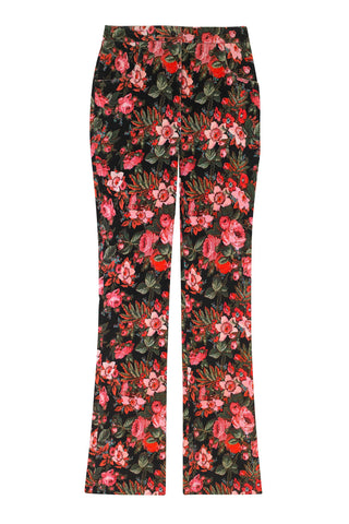 Slim-leg flared trousers - YOLKE